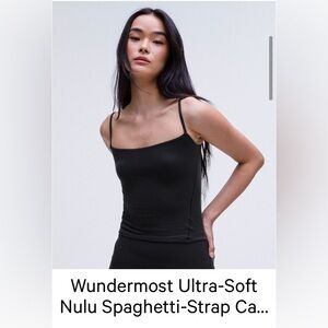 lululemon Wundermost Ultra-soft Nulu Spaghetti Strap Cami